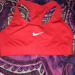 Red Nike Sports Bra